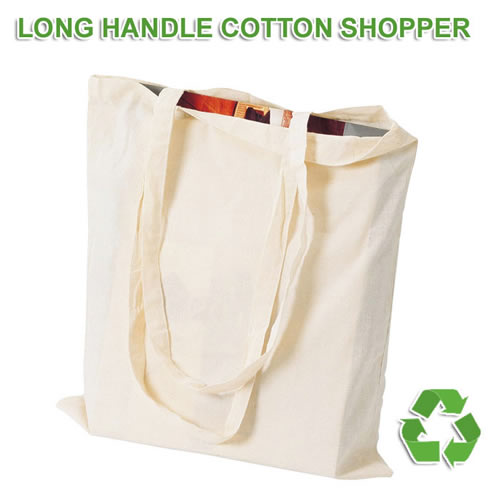 Long Handle Cotton Shopping Bag