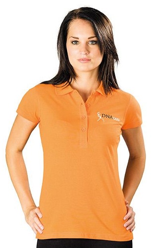embroidered logo golf shirt